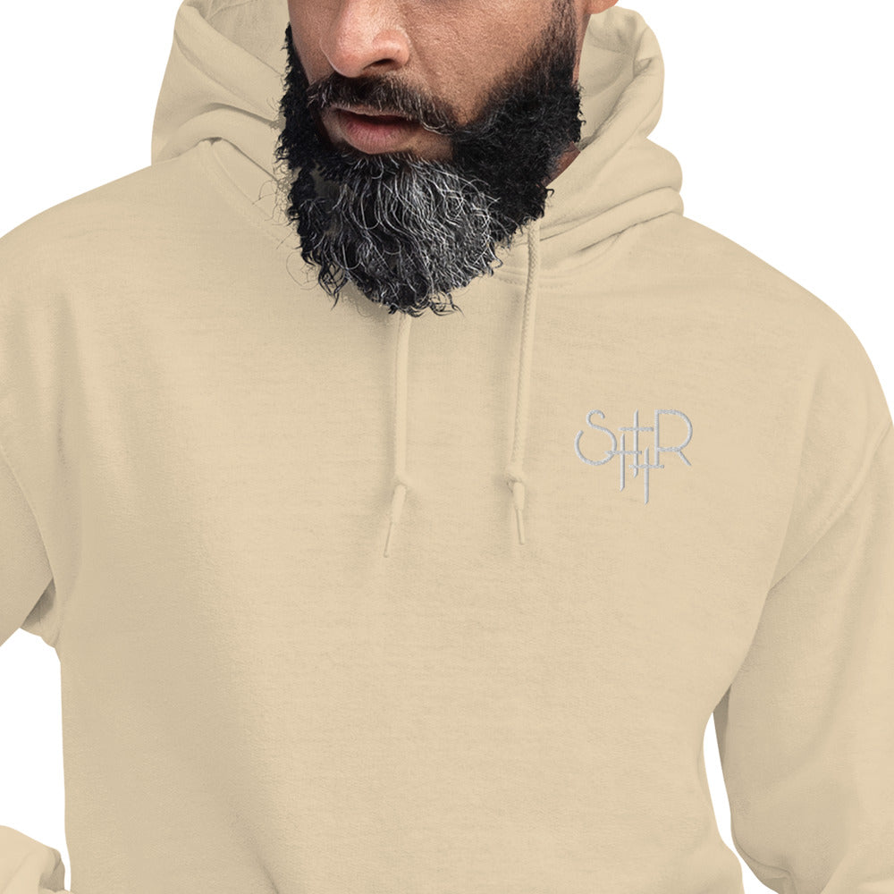 Stutter Style Unisex Hoodie (reverse white logo)