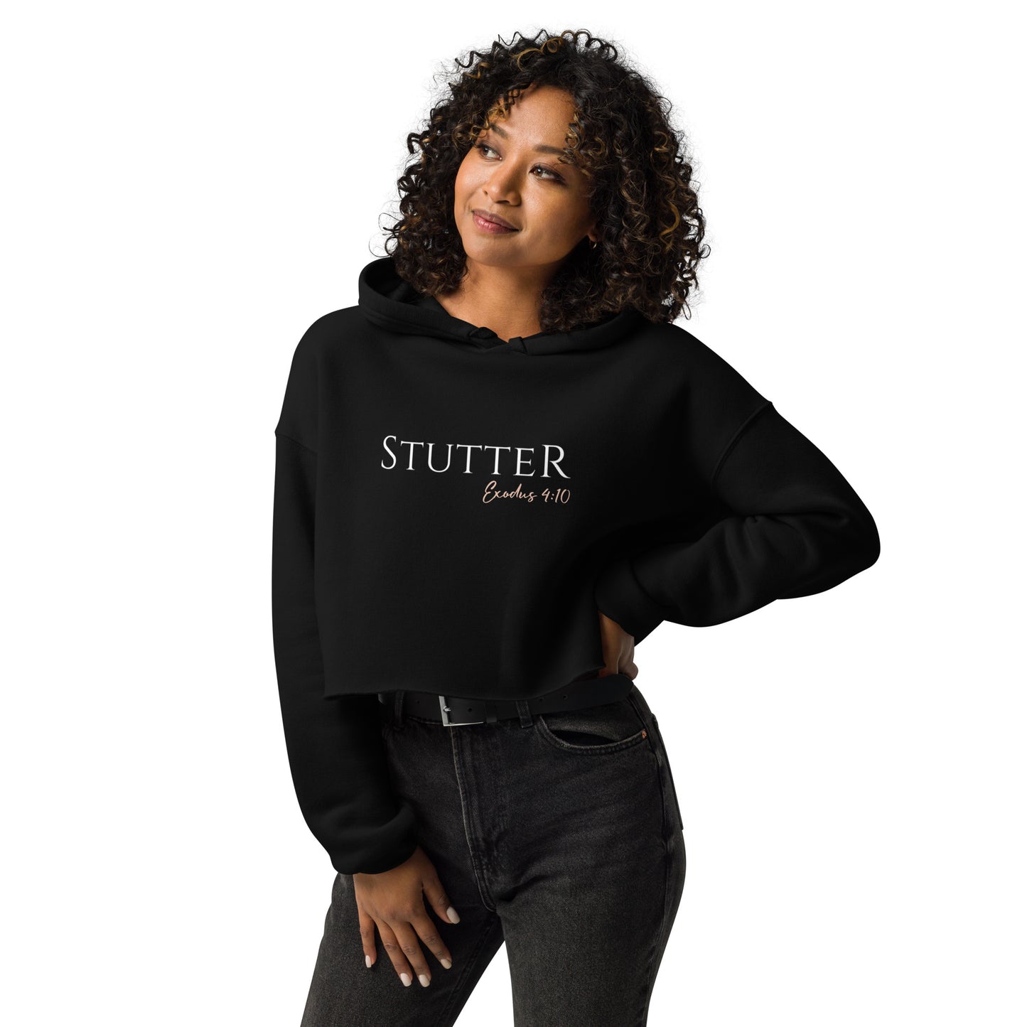 Stutter Style Crop Hoodie (Exodus)
